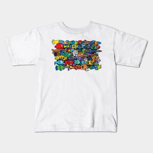 doodle marine life Kids T-Shirt